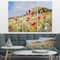 Designart - Painted Poppies on Summer Meadow - Large Landscape Canvas Art